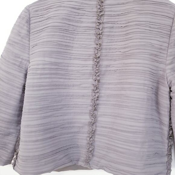 SoCa St. John Taupe Cropped Blazer - Picture 6 of 14